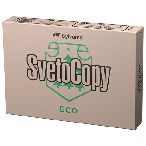 Бумага для офисной техники SvetoCopy Eco А4 80г/м2 500л класс С белизна 60% (5 шт./кор.)