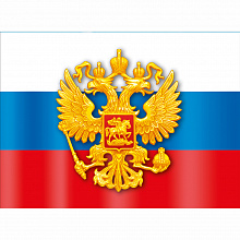 Плакат Флаг России Мир Поздравлений 070.323
