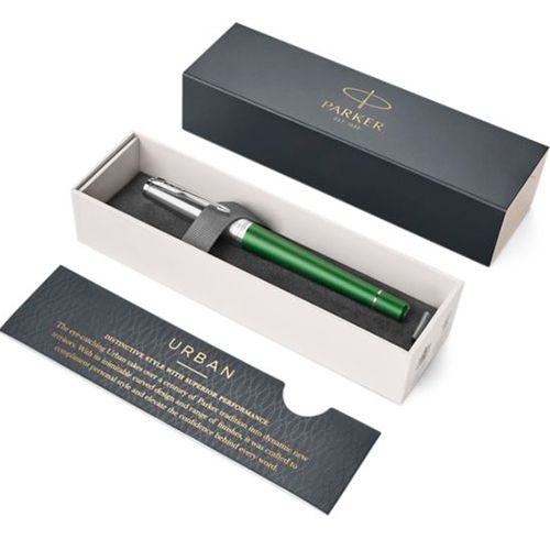 Ручка роллер 0,5мм черные чернила PARKER Urban Premium Green CT F 1931618