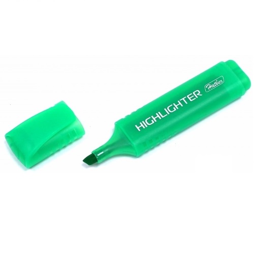 Текстовыделитель Hatber зеленый, BT_00504 Текстовыделитель Hatber зеленый, BT_00504