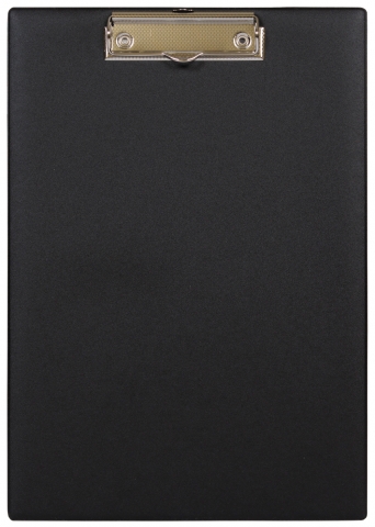 Доска с зажимом А4 ПВХ черный ДПС, 2117-107
