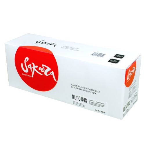 Картридж MLTD101S для Samsung ML-2160/65/67/68/SCX-3400/05/07 черный на 1500 страниц Sakura MLTD101S