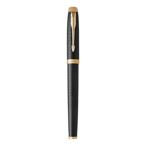 Ручка перьевая 0,8мм синие чернила PARKER IM Premium F323 Black GT F, 1931646