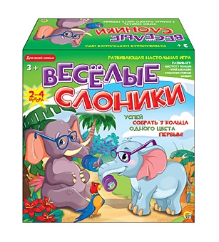 Игра настольная Веселые слоники, ИН-6418 Игра настольная Веселые слоники, ИН-6418