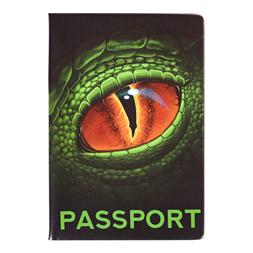 Обложка для паспорта ПВХ Глаз дракона 131351