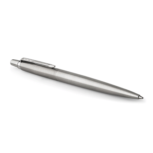 Ручка гелевая автоматическая  0,7мм черный стержень PARKER Jotter Core K694 Stainless Steel CT, 2020646
