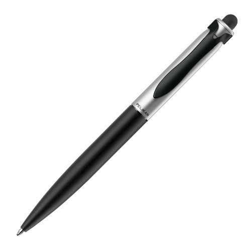 Ручка шариковая с поворотным механизмом PELIKAN Stola 2 M черный 1мм стилус 929687