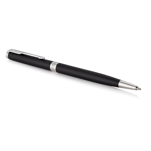 Ручка шариковая поворотный механизм 1мм черный стержень PARKER SONNET Core Matte Black CT M 1931525/K429