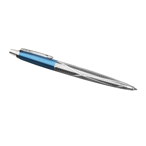Ручка шариковая автоматическая 1мм синий стержень PARKER Jotter SE London Architecture Modern Blue M 202582