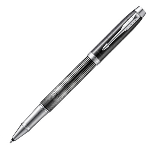 Ручка роллер 0,5мм черные чернила PARKER IM Premium SE T325 Metallic Pursuit F, 2074145/T325