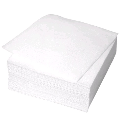 Салфетки бумажные белые  50шт 24х24см Квартет 