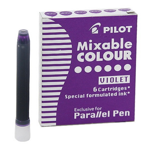 Капсулы для перьевых ручек фиолетовый набор 6шт(цена за шт) PILOT Mixable Colour, IC-P3-S6 V 