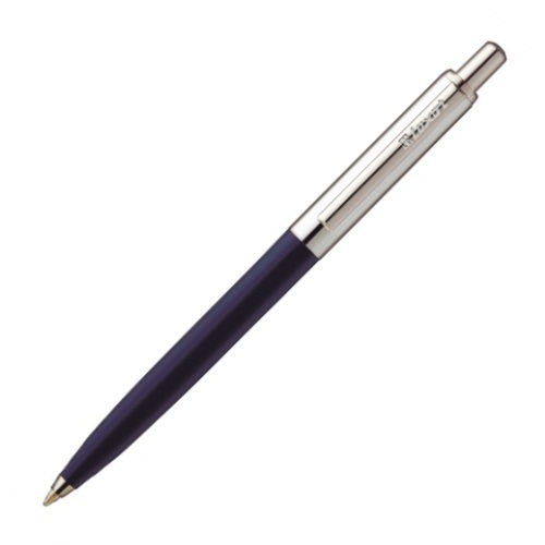 Ручка шариковая автоматическая LUXOR Star синий 1мм синий/хром корпус 1126