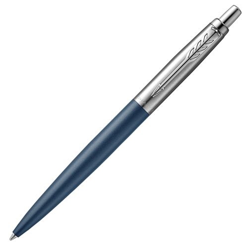 Ручка шариковая автоматическая 1мм синий стержень PARKER Jotter XL K69 Matte Blue CT 2068359