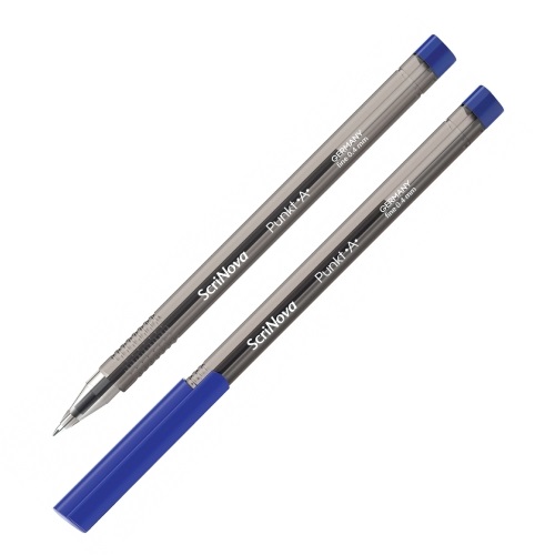 Ручка шариковая 0,4мм синий стержень Punkt A Scrinova, 4003