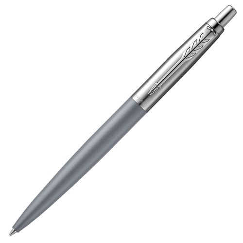 Ручка шариковая автоматическая 1мм синий стержень PARKER Jotter XL K69 Matte Grey CT 2068360