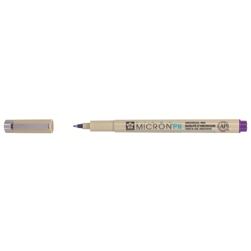Ручка капиллярная 0,4-0,5мм фиолетовые чернила DERWENT Pigma Micron PN, XSDK-PN#24