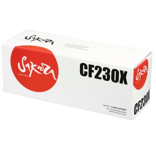 Картридж CF230X для HP LJ Pro m203dn/ m203dw/ m227dw/ m227fdw/ m227sdn черный на 3500 страниц Sakura CF230X