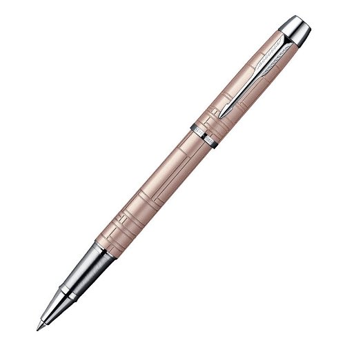 Ручка роллер 0,5мм черные чернила PARKER IM Premium Metal Pink F S0949770