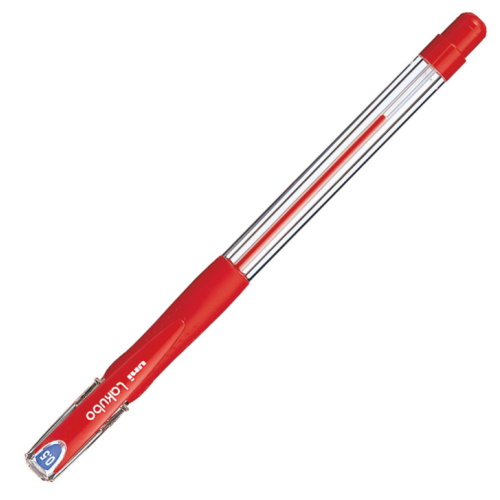 Ручка шариковая 0,5мм красный стержень UNI Lakubo SG-100