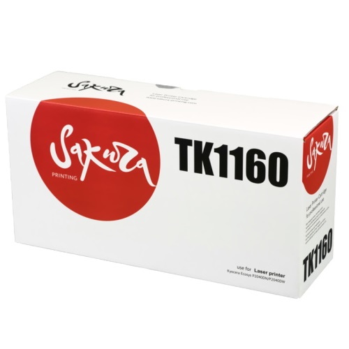 Картридж TK1160 для Kyocera Mita ECOSYS p2040dn/ p2040dw черный на 7200 страниц Sakura TK1160
