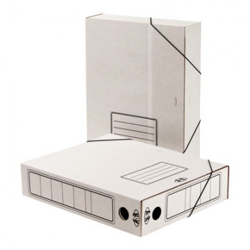 Короб архивный  75мм картон на резинке ассорти Бланкиздат, ASR7111