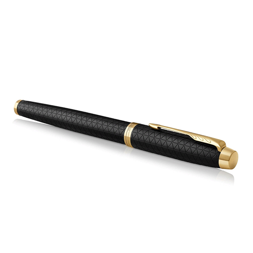 Ручка роллер 0,5мм черные чернила PARKER IM Premium Matt Black GT F 1931660/T321