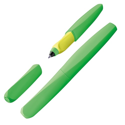 Ручка роллер PELIKAN Office Twist Standart R457 M синий 1мм зеленый корпус 807265