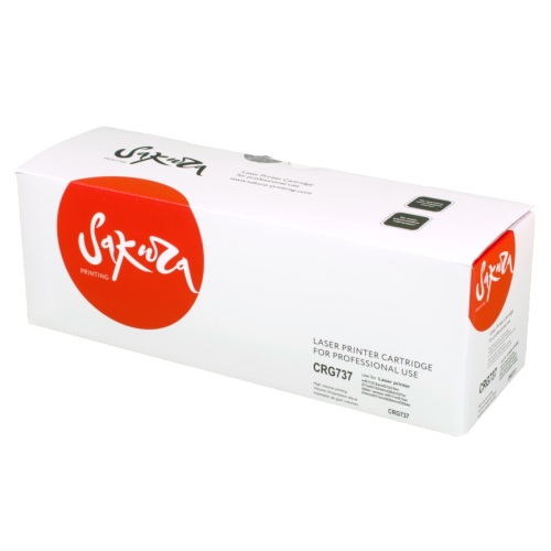 Картридж CRG737 для Canon i-SENSYS MF229dw, MF226dn, MF217w, MF216n, MF212w, MF211, MF231 черный на 2400 страниц Sakura CRG737