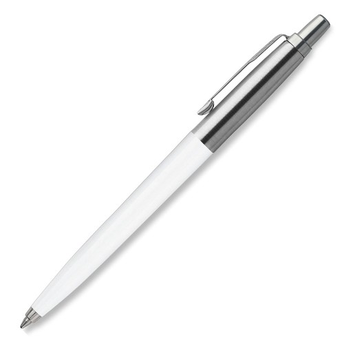 Ручка шариковая автоматическая 1мм синий стержень PARKER Jotter K60 White CT M R0032930