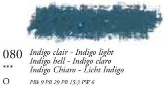 Пастель масляная стандарт индиго светлый Sennelier, N132501.80