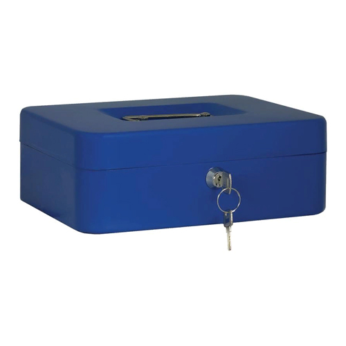 Ящик для денег 250х200х90мм синий Onix, МВ-3