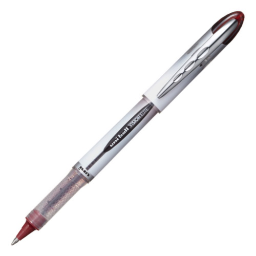 Ручка роллер 0,8мм красные чернила UNI Vision Elite UB-200SE