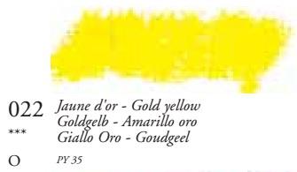 Пастель масляная стандарт золотисто-желтый Sennelier, N132501.22