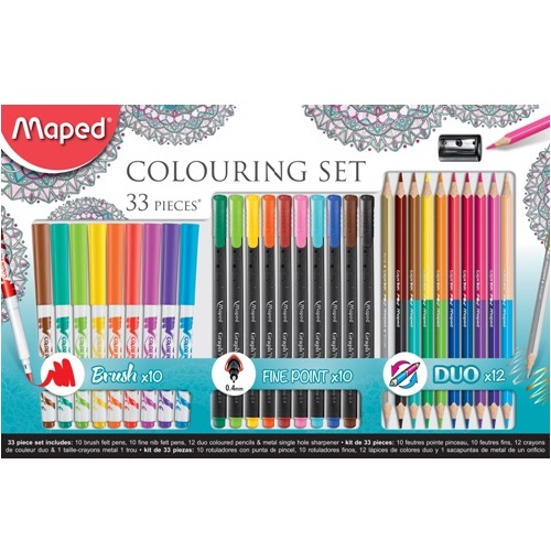 Набор для рисования  33 предмета MAPED Colouring Set 897417