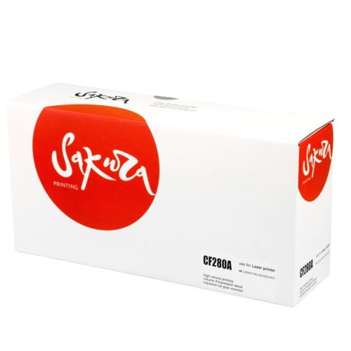 Картридж CF280A для HP LJ 400M/401DN, M425 черный на 2700 страниц Sakura CF280A