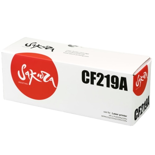 Картридж CF219A для HP LJ Pro m104a/ m104w/ m132a/ m132fn/ m132fw/ m132nw черный на 12000 страниц Sakura CF219A
