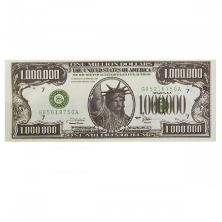 Сувенир Деньги шуточные  1000000 долларов MILAND, 9-51-0001