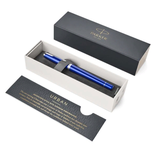 Ручка роллер 0,5мм черные чернила PARKER Urban Night Sky Blue CT F 1931589/T309