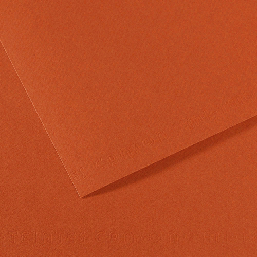 Бумага для пастели 210х297мм 50л Canson Mi-Teintes Красная земля 160г/м2 (цена за лист) 200321650