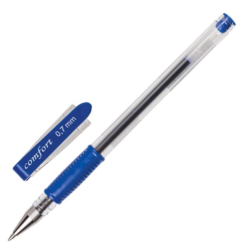 Ручка гелевая 0,7мм синий стержень СОЮЗ Comfort РГ 166-01