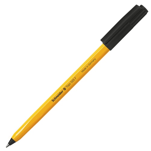 Ручка шариковая SCHNEIDER TOPS 505 F масляная основа черный 0.8мм S507/1,150501,04MN