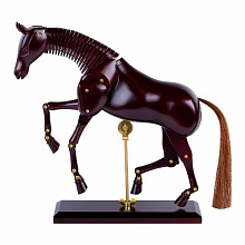 Модель деревянная Лошадь 30см темное дерево Сонет ЗХК Невская палитра DK16521