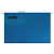 Папка подвесная А4+ INDEX синий картон ISF02