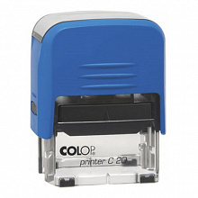 Штамп стандартный Оплачено корпус синий 38х14мм Colop Printer C20