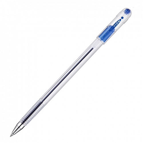 Ручка шариковая 0,7мм синий стержень масляная основа MunHwa Option OP07-02