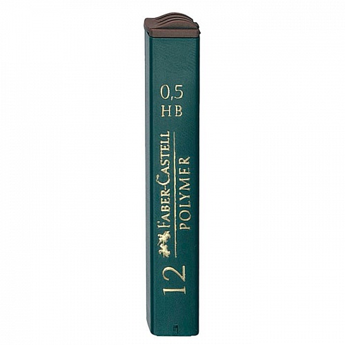 Грифели для механических карандашей 0,5мм HB 12шт. Polymer Faber-Castel, 521500