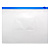 Папка-конверт на молнии А5 0,15мм синий пластик, карман для визитки Бюрократ BPM5ABLUE