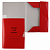 Папка для бумаг А4 с завязками красная мелованная 320г/м2 Бюрократ PZ320MRED