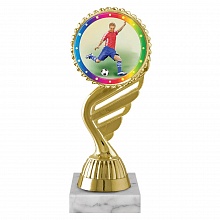 Награда спортивная 15см футбол золото Флориан 2116-150-011